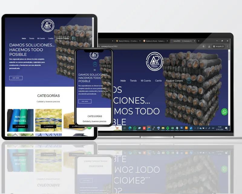 Proyecto Avirod — Tienda Online desarrollada por Comseq